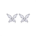 Load image into Gallery viewer, Papillon Moissanite Stud Earrings