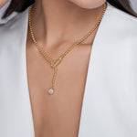 Load image into Gallery viewer, L'Atelier Icon Moissanite Lariat