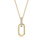 Load image into Gallery viewer, Aurum Link Pendant Necklace