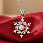 Load image into Gallery viewer, Danse Snowflake Moissanite Necklace