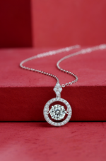 Load image into Gallery viewer, Danse Aura Moissanite Necklace