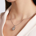 Load image into Gallery viewer, Danse Snowflake Moissanite Necklace