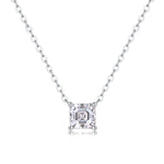 Load image into Gallery viewer, Éclat Cube Moissanite Necklace