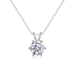 Load image into Gallery viewer, Éclat Solitaire Moissanite Necklace