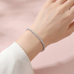 Load image into Gallery viewer, Éternelle Petite Moissanite Tennis Bracelet