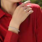 Load image into Gallery viewer, Signature Pavé Moissanite Bangle