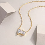 Load image into Gallery viewer, L’Atelier Duo Moissanite Necklace