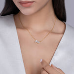 Load image into Gallery viewer, L’Atelier Duo Moissanite Necklace