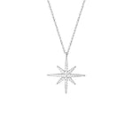 Load image into Gallery viewer, North Star Étoile Moissanite Necklace