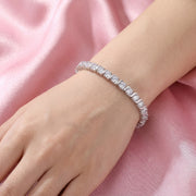 Sérénité Wave Moissanite Tennis Bracelet