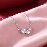 Load image into Gallery viewer, Trio Bezel Necklace