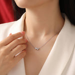 Load image into Gallery viewer, Trio Bezel Necklace
