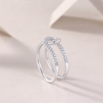 Load image into Gallery viewer, entwine-pave-moissanite-ring-1