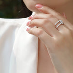 Load image into Gallery viewer, entwine-pave-moissanite-ring-3