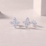 Load image into Gallery viewer, fleur-de-lumiere-moissanite-studs-1