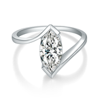 Load image into Gallery viewer, floating-marquise-moissanite-ring-4