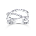 Load image into Gallery viewer, pave-crossover-moissanite-ring-8