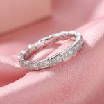 Load image into Gallery viewer, Pavé Serpentina Moissanite Ring