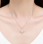 Load image into Gallery viewer, North Star Étoile Moissanite Necklace
