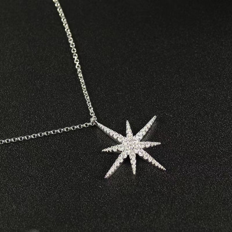 North Star Étoile Moissanite Necklace