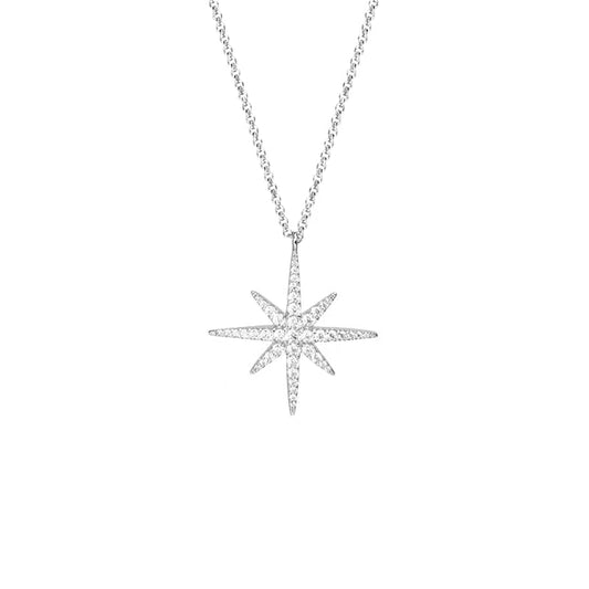 North Star Étoile Moissanite Necklace