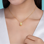 Load image into Gallery viewer, Aurum Droplet Moissanite Necklace