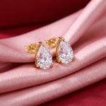 Load image into Gallery viewer, Aurum Pear Stud