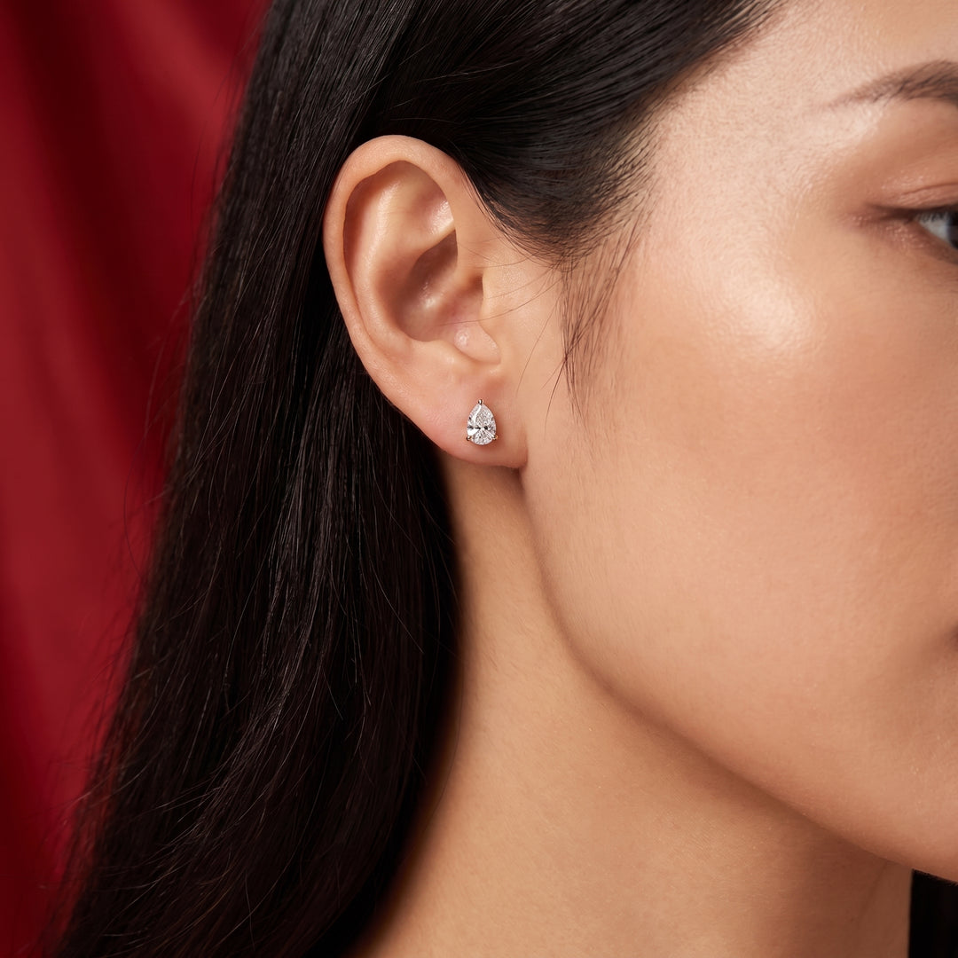 Aurum Pear Stud
