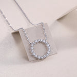 Load image into Gallery viewer, Cercle d&#39;Élégance Moissanite Necklace
