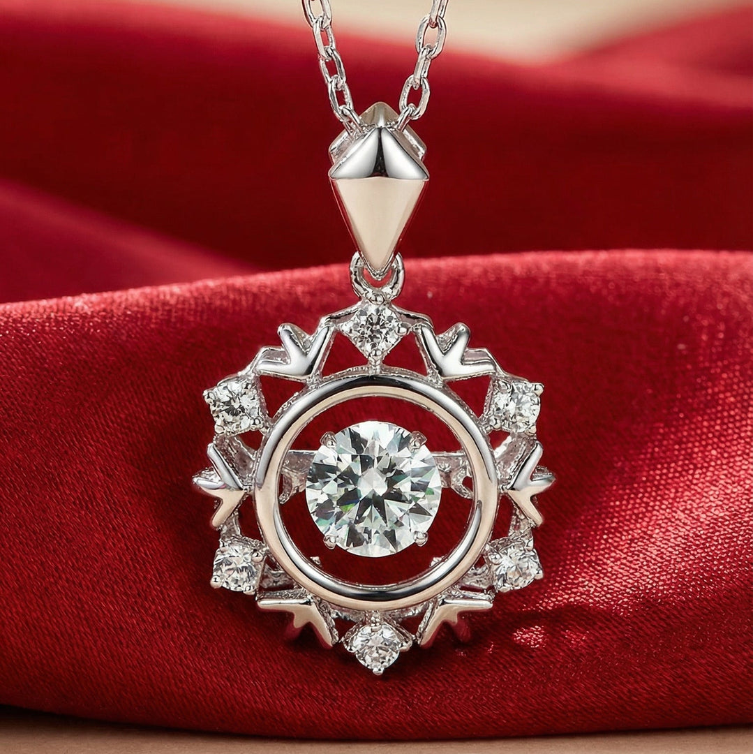 Danse Frostine Moissanite Necklace