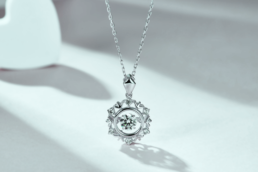 Danse Frostine Moissanite Necklace