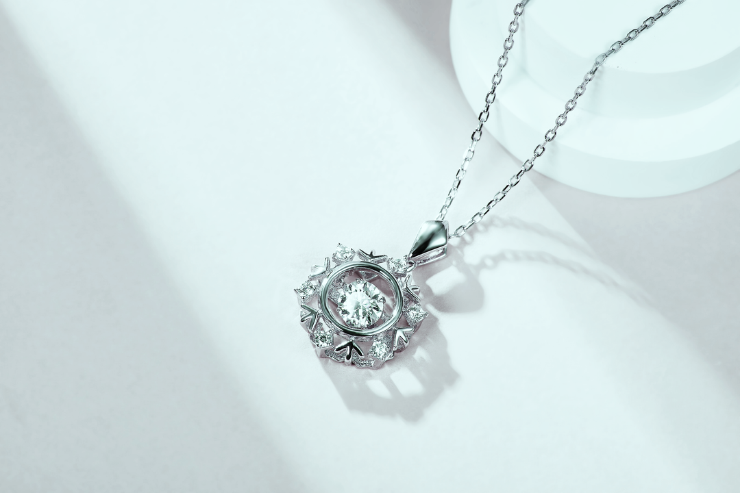 Danse Frostine Moissanite Necklace