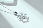 Danse Snowflake Moissanite Necklace