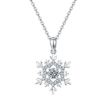 Load image into Gallery viewer, Danse Snowflake Moissanite Necklace
