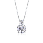 Load image into Gallery viewer, Double Éclat Moissanite Necklace
