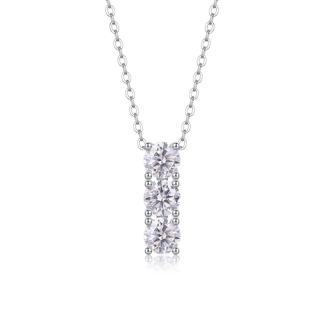 Éclat Trio Moissanite Necklace