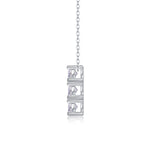 Load image into Gallery viewer, Éclat Trio Moissanite Necklace
