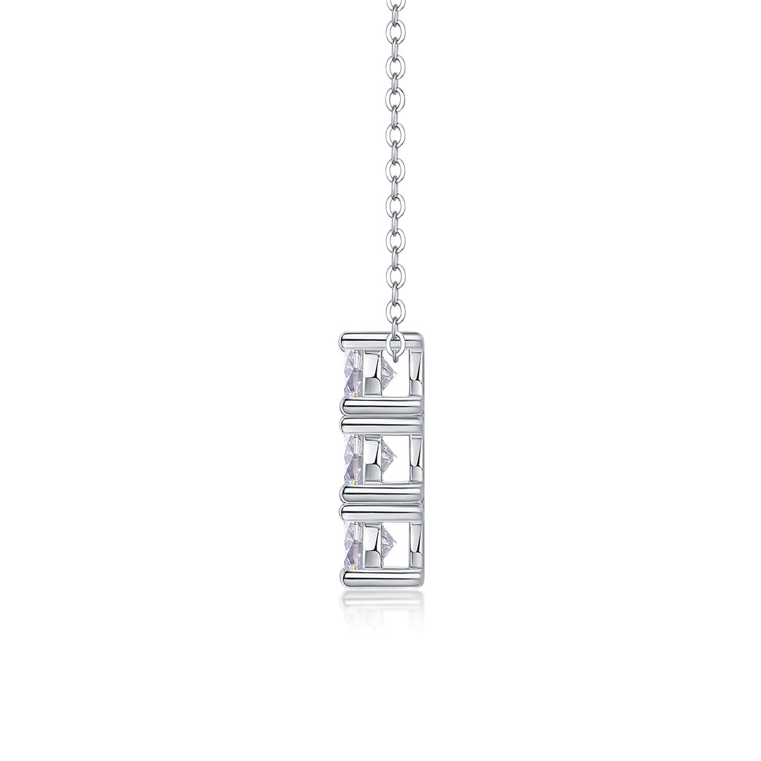 Éclat Trio Moissanite Necklace