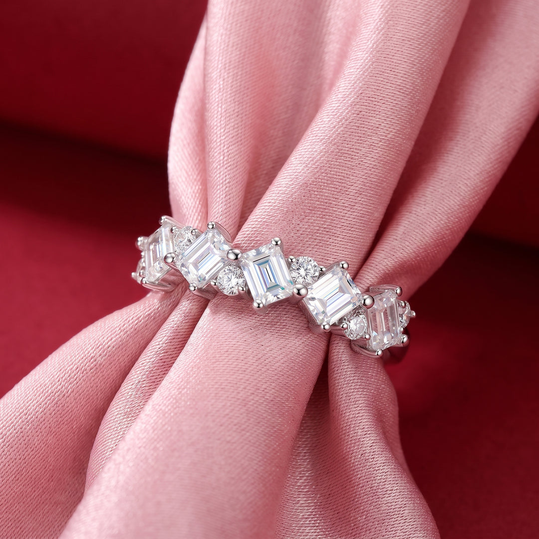 Emerald Mosaic Ring