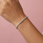Load image into Gallery viewer, Éternelle Petite Moissanite Tennis Bracelet