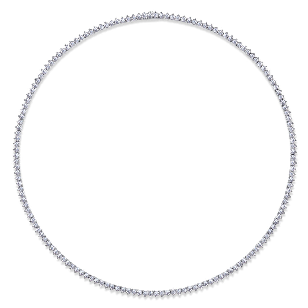 Éternelle Princesse Moissanite Tennis Necklace
