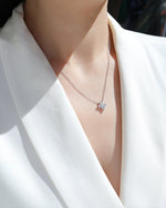Load image into Gallery viewer, Fleur de Lumière Moissanite Necklace
