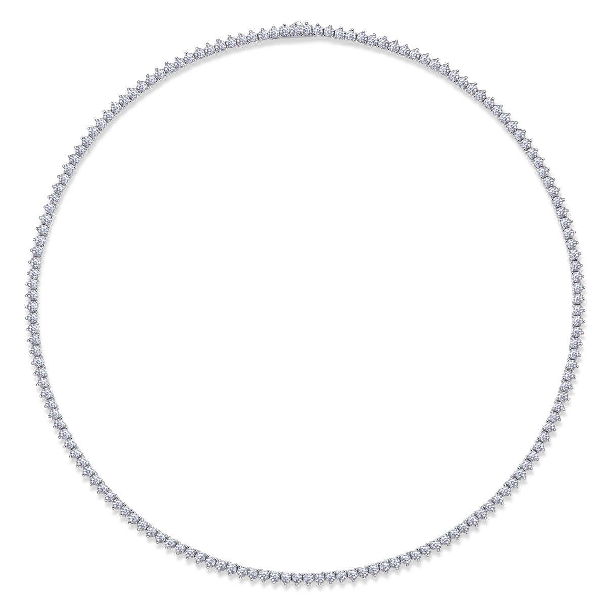 Éternelle Princesse Moissanite Tennis Necklace