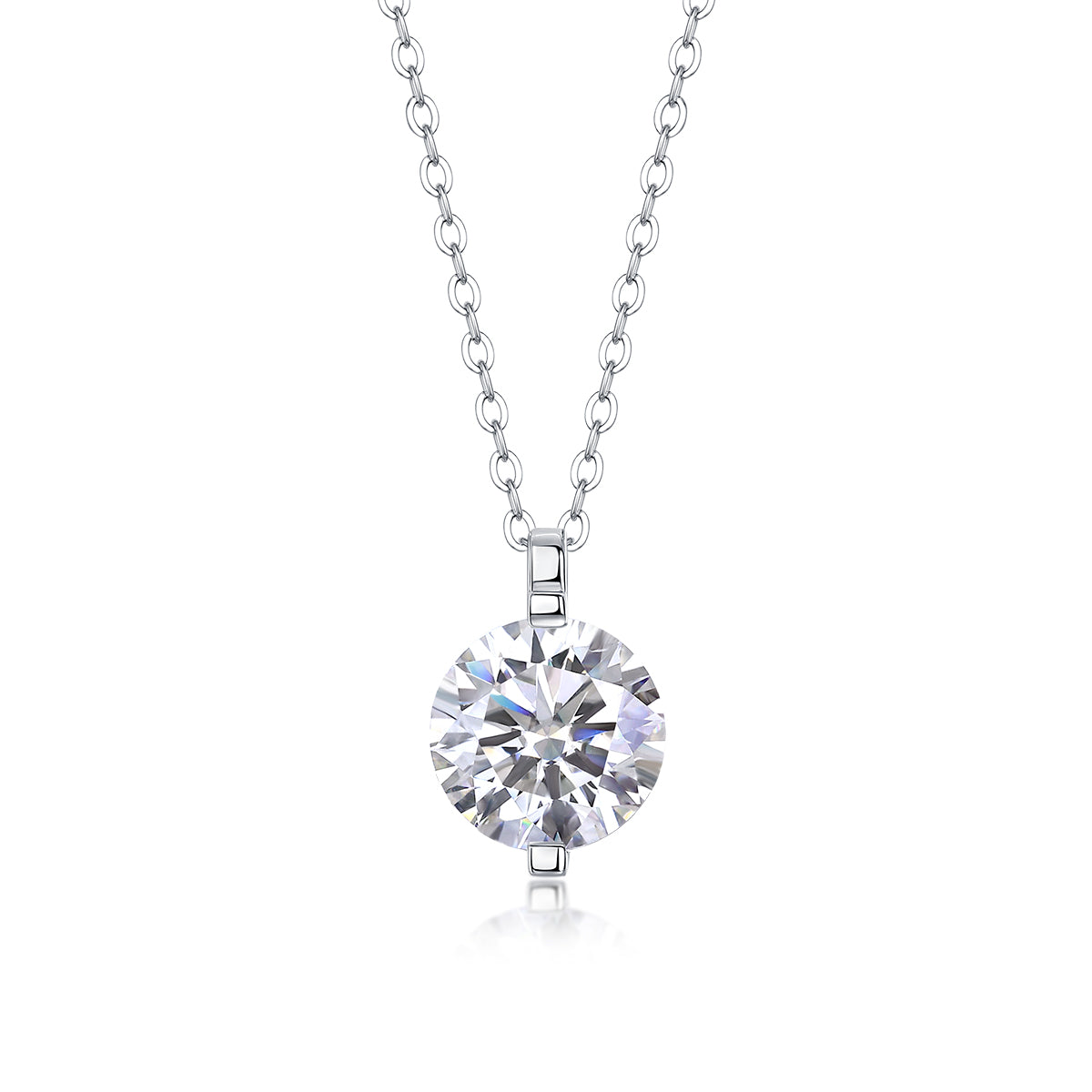 Éclat Délicate Moissanite Necklace