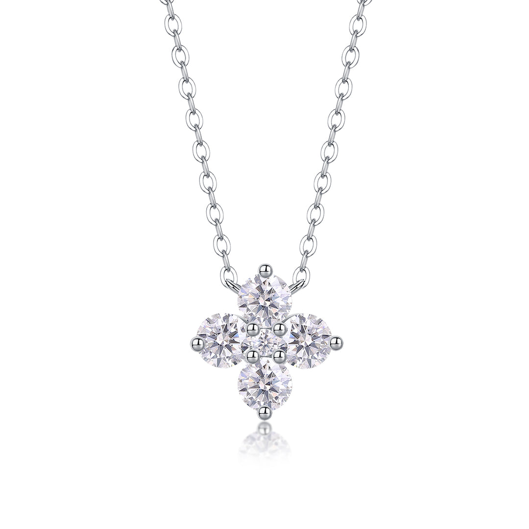 Fleur de Lumière Moissanite Necklace