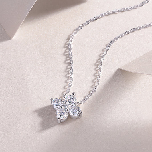 Fleur de Lumière Moissanite Necklace