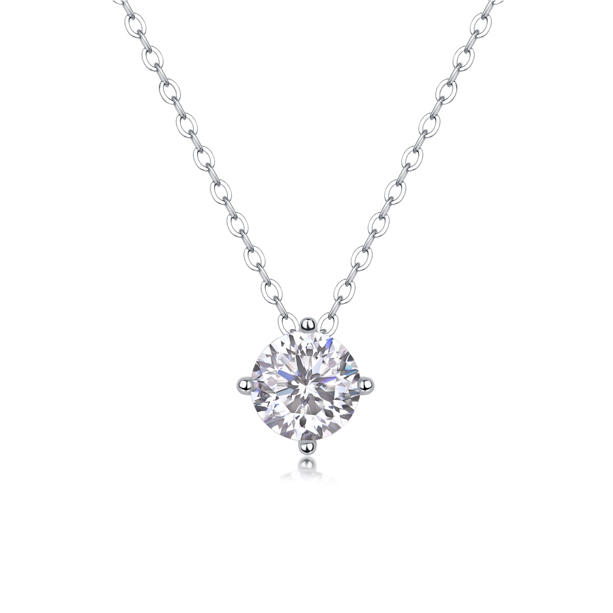 Éclat Classique Moissanite Necklace