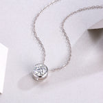 Load image into Gallery viewer, Éclat Bezel Moissanite Necklace
