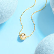 Aurum Orbelle Moissanite Necklace