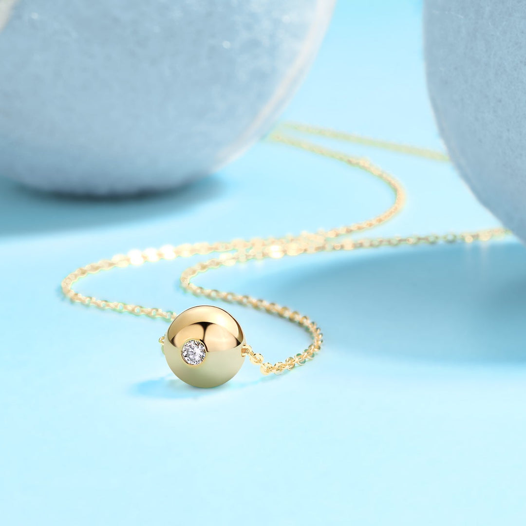 Aurum Orbelle Moissanite Necklace